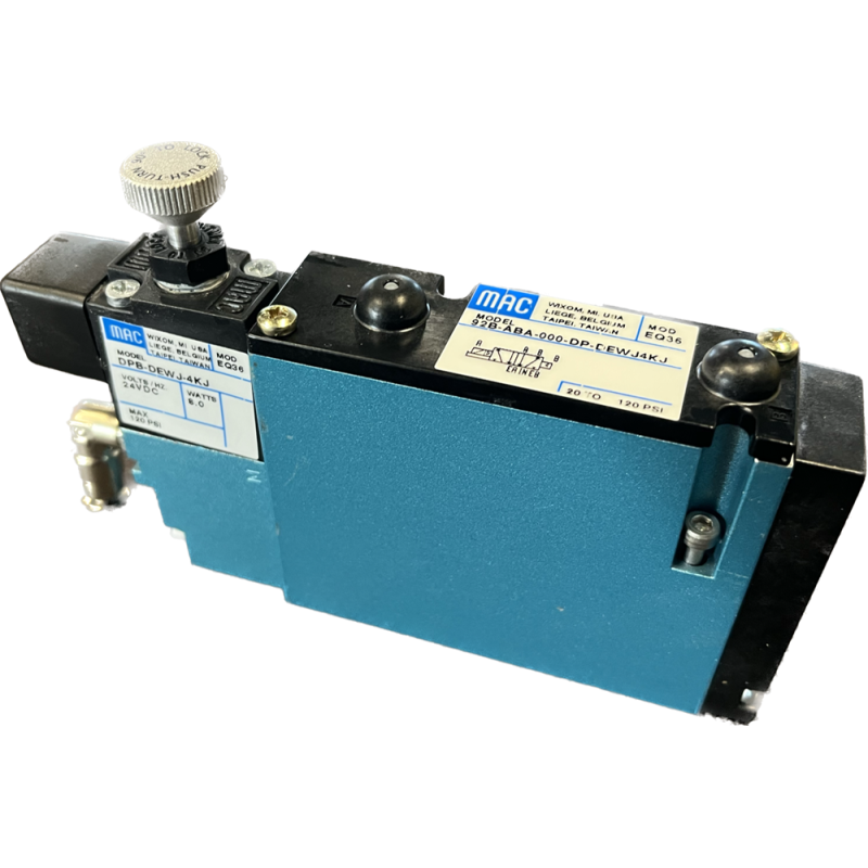 Electrodistributeur série 92, sans embase, 24VDC 8w, mini-connecteur Din forme C