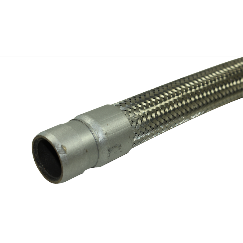 Flexible inox pour le vide finisseur lg équipé DN25 LG1200mm avec raccords