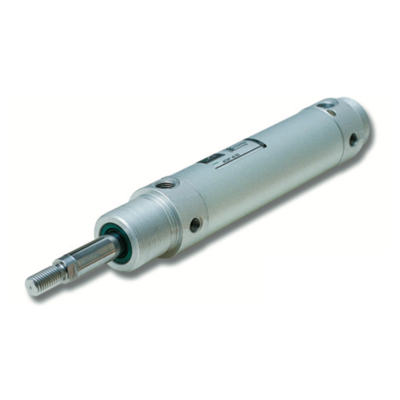 Vérin rond diamètre 40mm course 10mm avec piston magnétique et amortissement