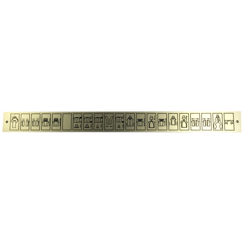 Barre Aluminium avec logos bloc valves 21 pistes
