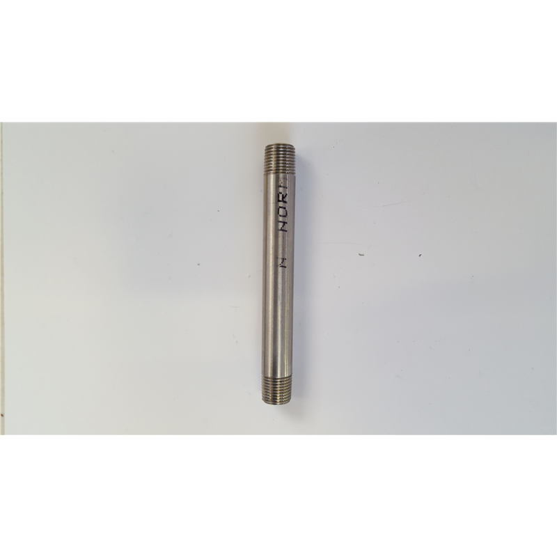 Tube fileté 1/8 longueur 80mm – Inox 316