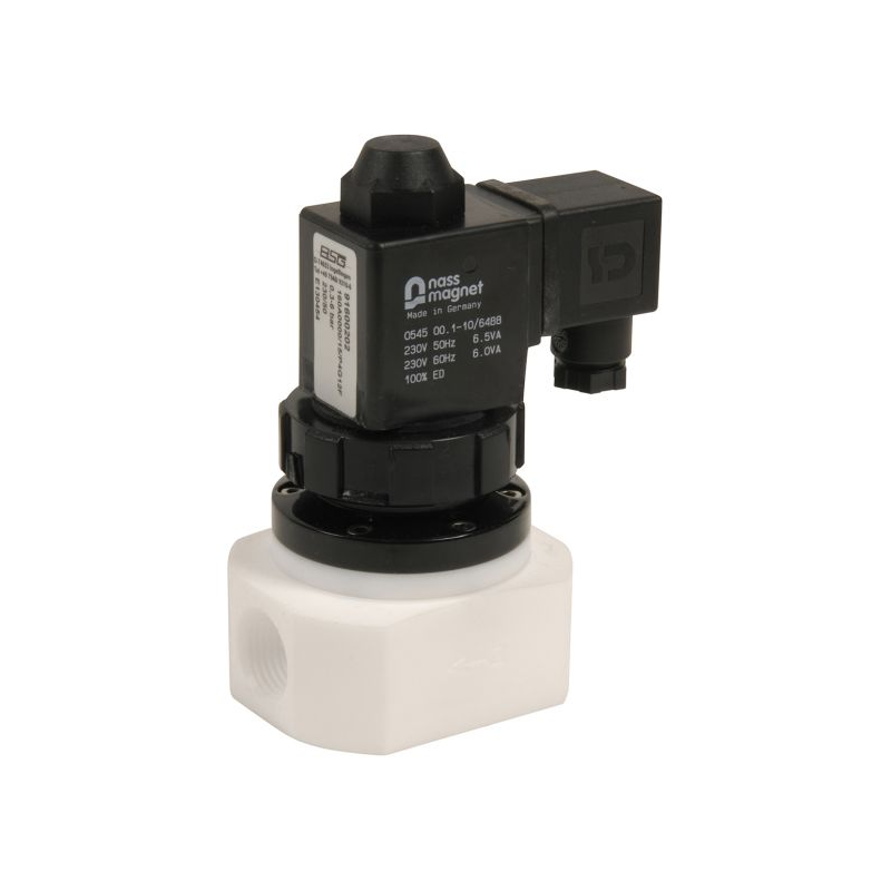 EV 160 PTFE - Electrovanne PTFE à membrane assistée NF