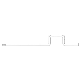 Clef vis de position Chalon 1/4 Lg540