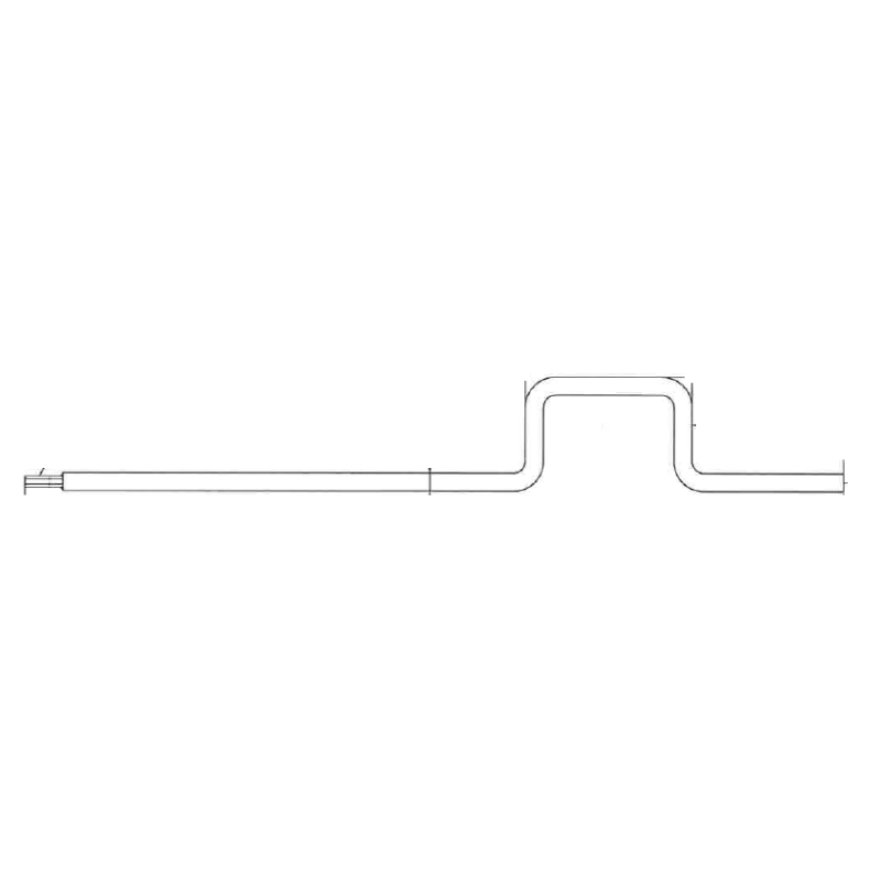 Clef vis de position Chalon 1/4 Lg540