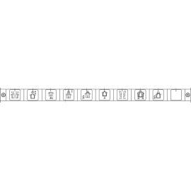 Barres Aluminium avec 10 logos bloc valves