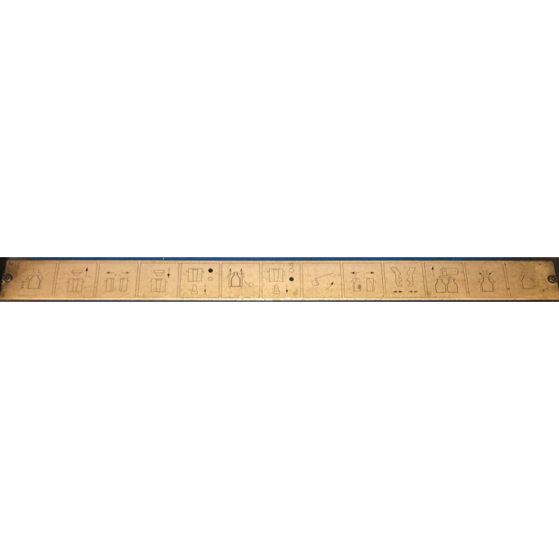 Barre Aluminium avec logos bloc valves 13 pistes haute