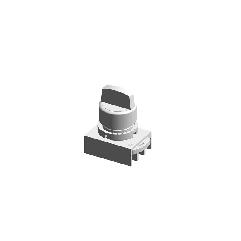 Bouton 3 positions Noir P9MSMZON 1-0-1
