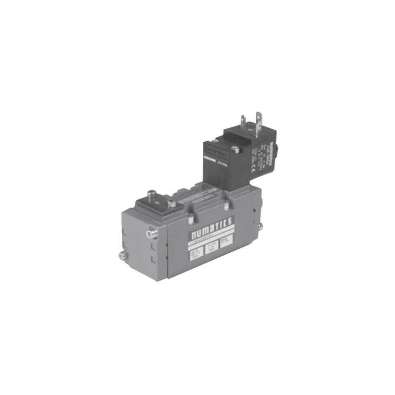 Vanne ISO 3 24VDC avec commande manuelle sur pilote