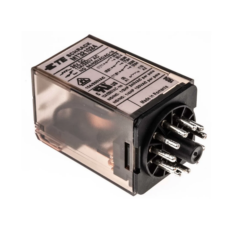 Relais sans accrochage 3 RT, bobine 24V c.c. Enfichable 1.2W REMPLACE MT301024