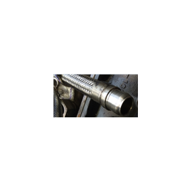 Flexible inox pour le vide finisseur, longueur équipée DN25