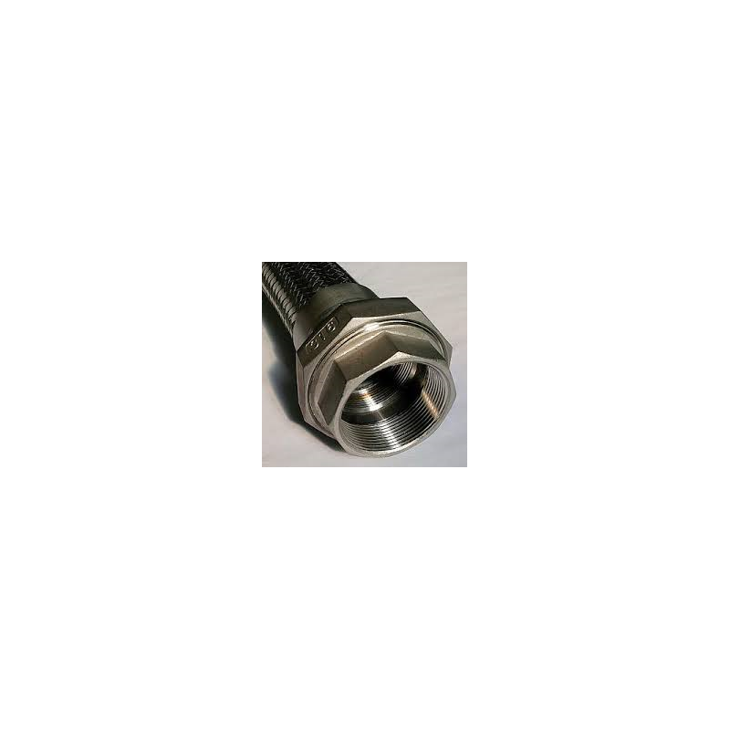 Flexible onduleux inox DN50 LG3000 union Femelle 2"