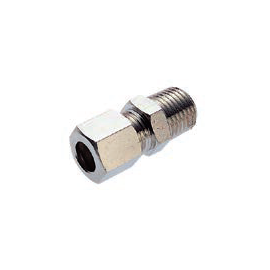 Raccord droit Mâle R1/4 pour tube de 6mm ref 431250628 F3BMB6-1/4
