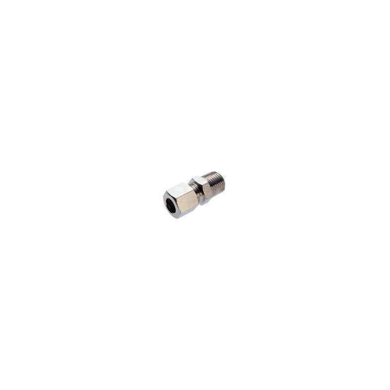 Raccord droit Mâle R1/4 pour tube de 6mm ref 431250628 F3BMB6-1/4