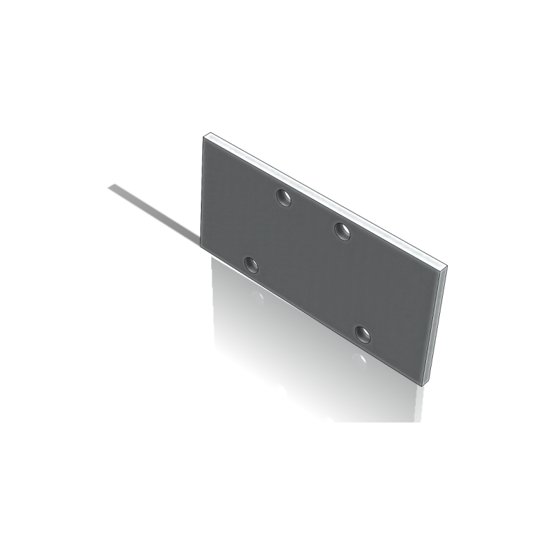 Plaque de bouchage pour Iso 3